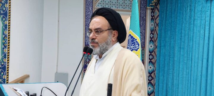 نمازجمعه امروز شهر جم به روایت تصویر