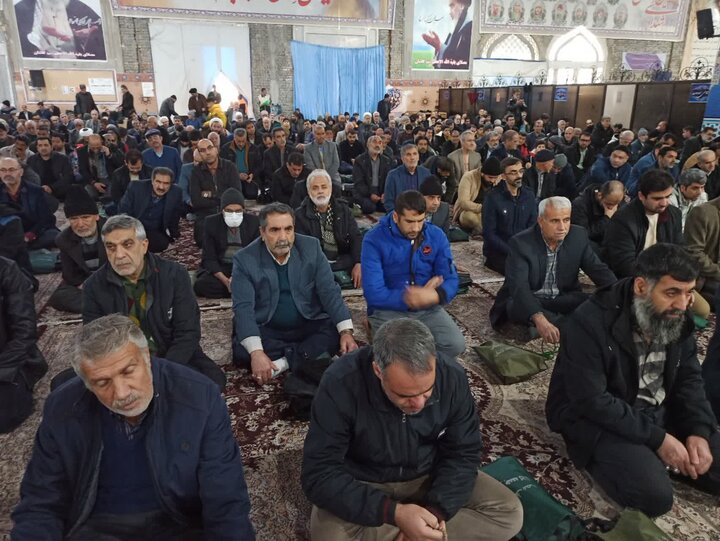 تصاویر/ نمازعبادی سیاسی جمعه کاشان