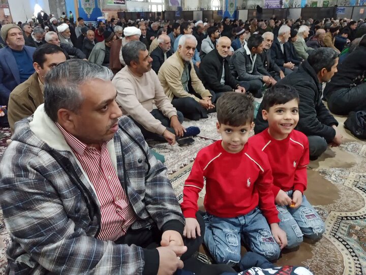 تصاویر/ نمازعبادی سیاسی جمعه کاشان