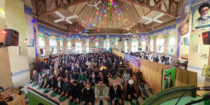 تصاویر/ نمازجمعه عبادی سیاسی جمعه نطنز