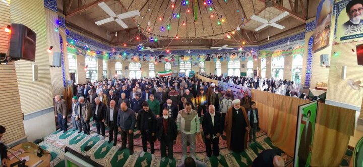 تصاویر/ نمازجمعه عبادی سیاسی جمعه نطنز