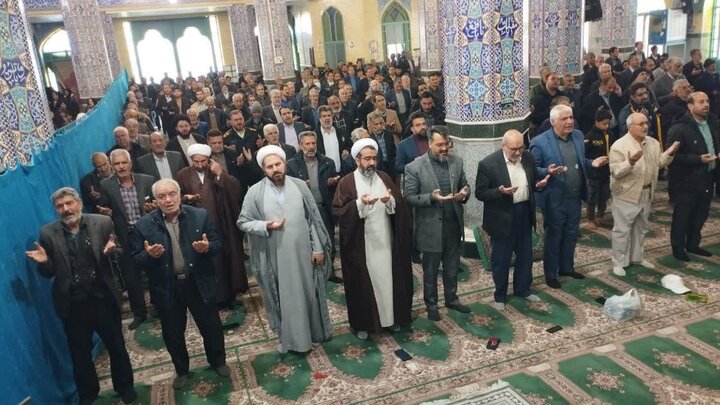 تصاویر/ اقامه نماز جمعه شهر کوهبنان