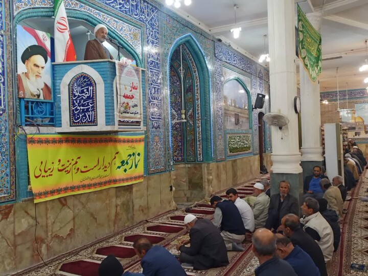 نماز جمعه برازجان به روایت تصویر