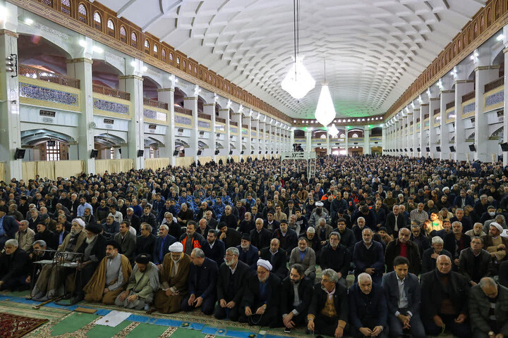 تصاویر/ اقامه نماز جمعه شهرستان تبریز