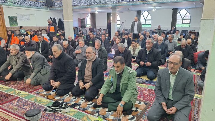 تصاویر/ اقامه نماز جمعه شهرستان ترکمنچای