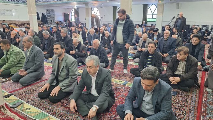 تصاویر/ اقامه نماز جمعه شهرستان ترکمنچای