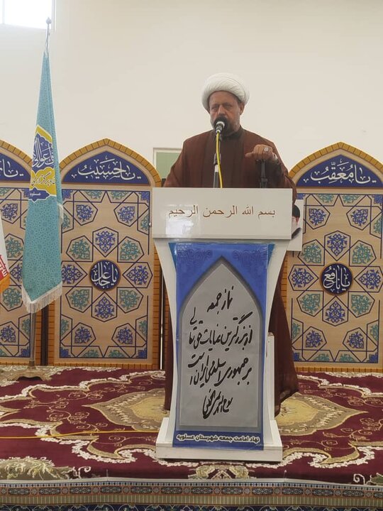 نمازجمعه امروز شهر عسلویه به روایت تصاویر