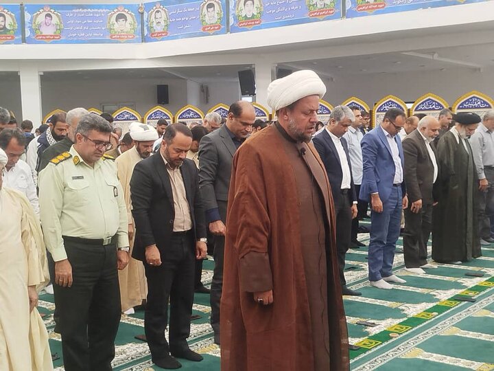 نمازجمعه امروز شهر عسلویه به روایت تصاویر