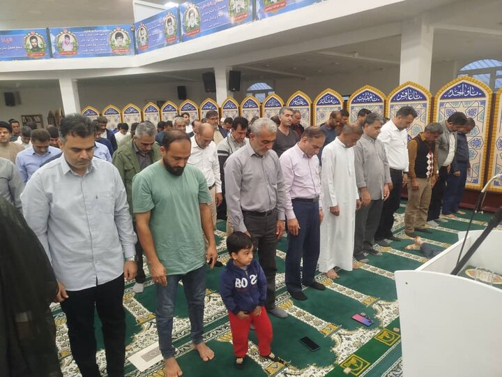 نمازجمعه امروز شهر عسلویه به روایت تصاویر