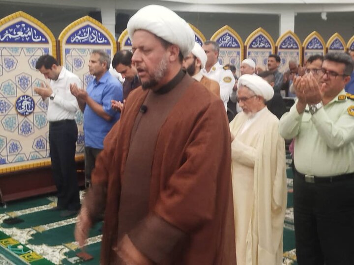 نمازجمعه امروز شهر عسلویه به روایت تصاویر