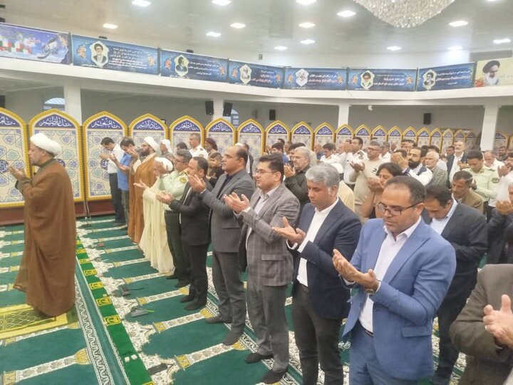 نمازجمعه امروز شهر عسلویه به روایت تصاویر