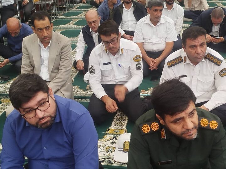 نمازجمعه امروز شهر عسلویه به روایت تصاویر