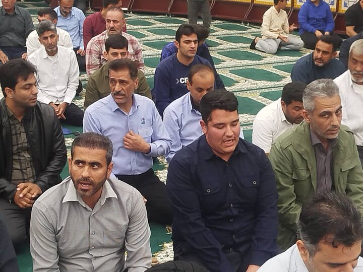 نمازجمعه امروز شهر عسلویه به روایت تصاویر