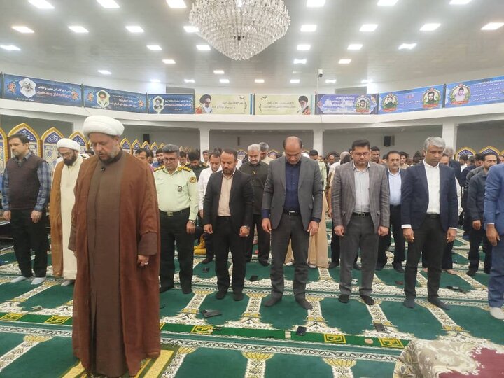 نمازجمعه امروز شهر عسلویه به روایت تصاویر