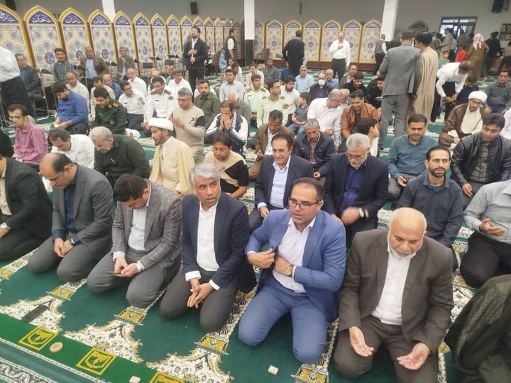 نمازجمعه امروز شهر عسلویه به روایت تصاویر