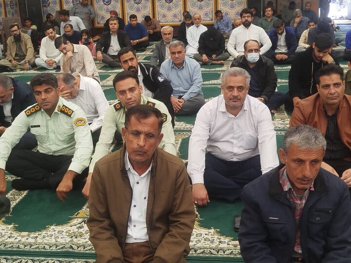 نمازجمعه امروز شهر عسلویه به روایت تصاویر