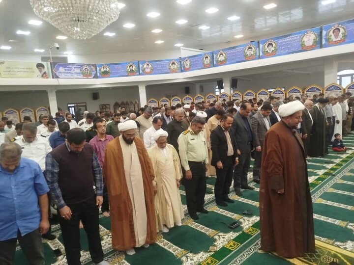 نمازجمعه امروز شهر عسلویه به روایت تصاویر