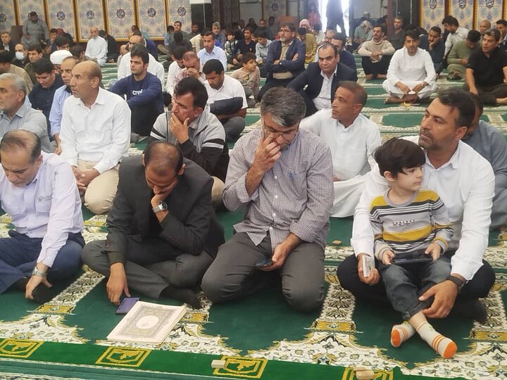 نمازجمعه امروز شهر عسلویه به روایت تصاویر