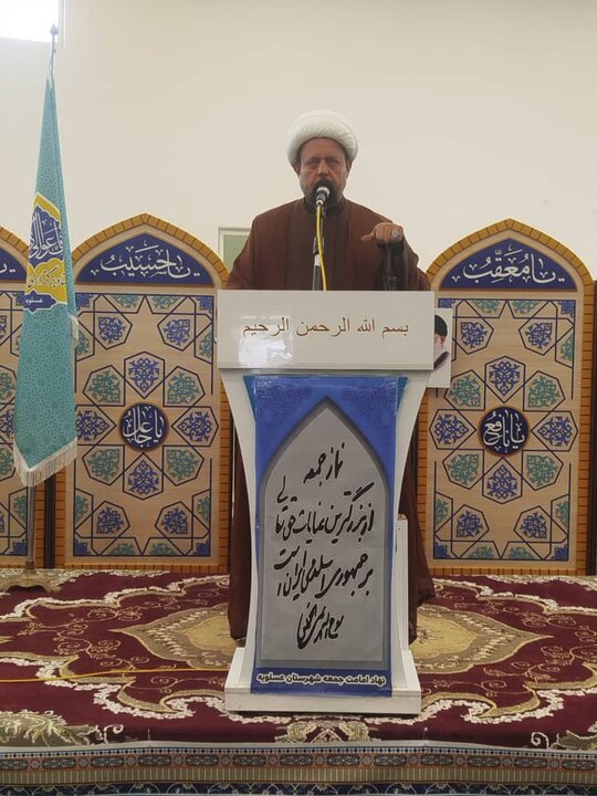 نمازجمعه امروز شهر عسلویه به روایت تصاویر