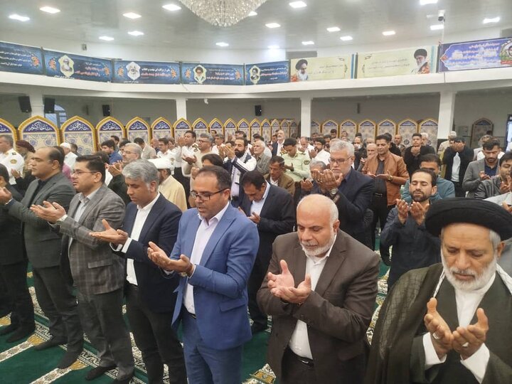 نمازجمعه امروز شهر عسلویه به روایت تصاویر