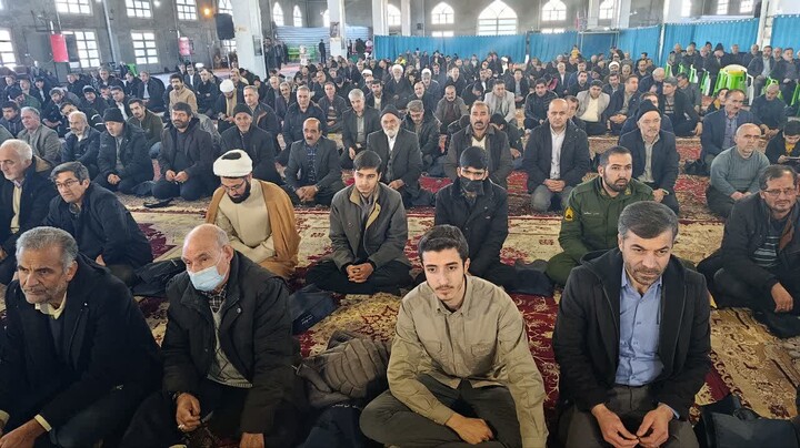 تصاویر/ اقامه نماز جمعه شهرستان سراب