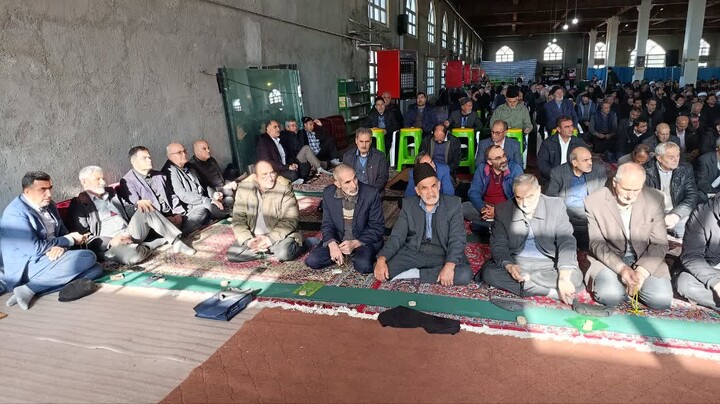 تصاویر/ اقامه نماز جمعه شهرستان سراب