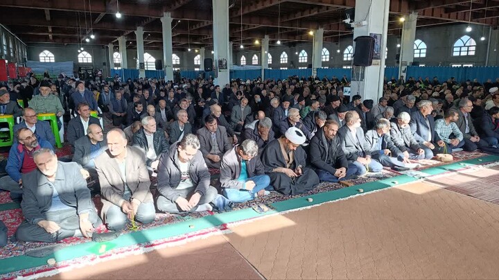 تصاویر/ اقامه نماز جمعه شهرستان سراب