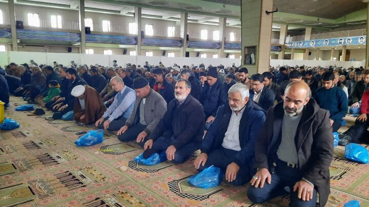 تصاویر/اقامه نماز عبادی سیاسی جمعه در مصلی خمین