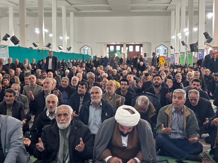 تصاویر/اقامه نماز عبادی سیاسی جمعه در مصلی امام علی (ع)ساوه