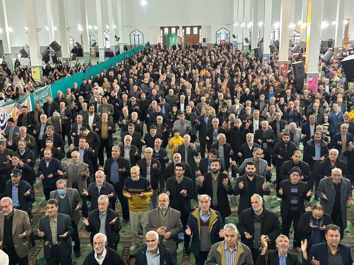 تصاویر/اقامه نماز عبادی سیاسی جمعه در مصلی امام علی (ع)ساوه