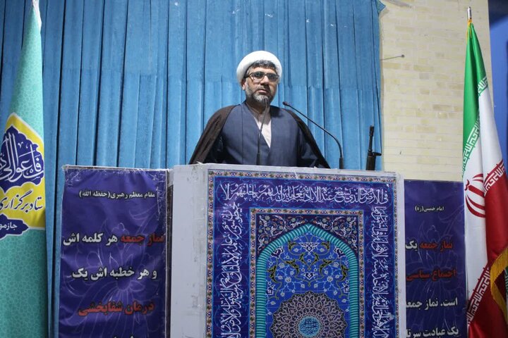 تصاویر/ اقامه نماز جمعه شهر جازموریان