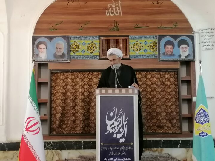 تصاویر/ اقامه نماز جمعه شهر کاظم آباد