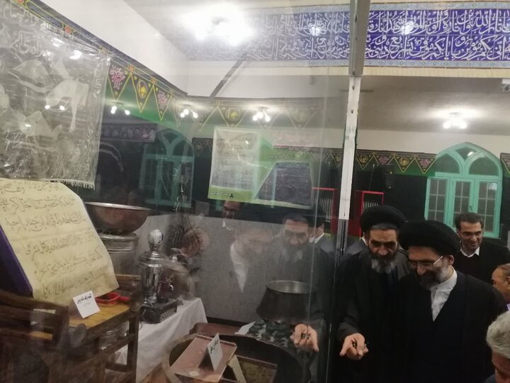 تصاویر/ رو نمایی الواح ثبتی آئین های عزاداری محرم، هیئت سقایی علی اکبر بیدگل