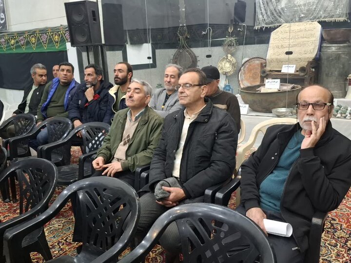 تصاویر/ رو نمایی الواح ثبتی آئین های عزاداری محرم، هیئت سقایی علی اکبر بیدگل