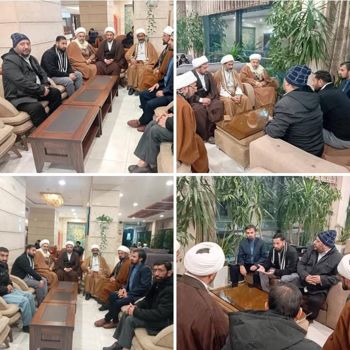 جامعہ روحانیت مشہد کے وفد کی مرکزی صدر سے ملاقات؛ والد محترم کی وفات پر اظہارِ تعزیت