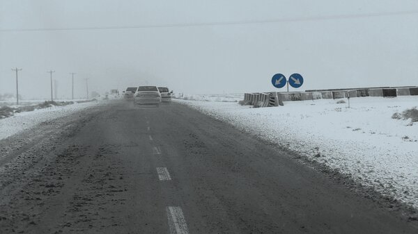 محور فیض آباد- سانیج - سخوید مسدود شد