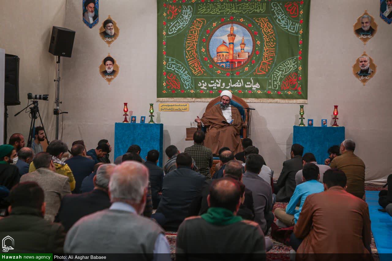 تصاویر/ مراسم هفتگی گرامیداشت شهید پاسدار حمیدرضا بافتی زاده