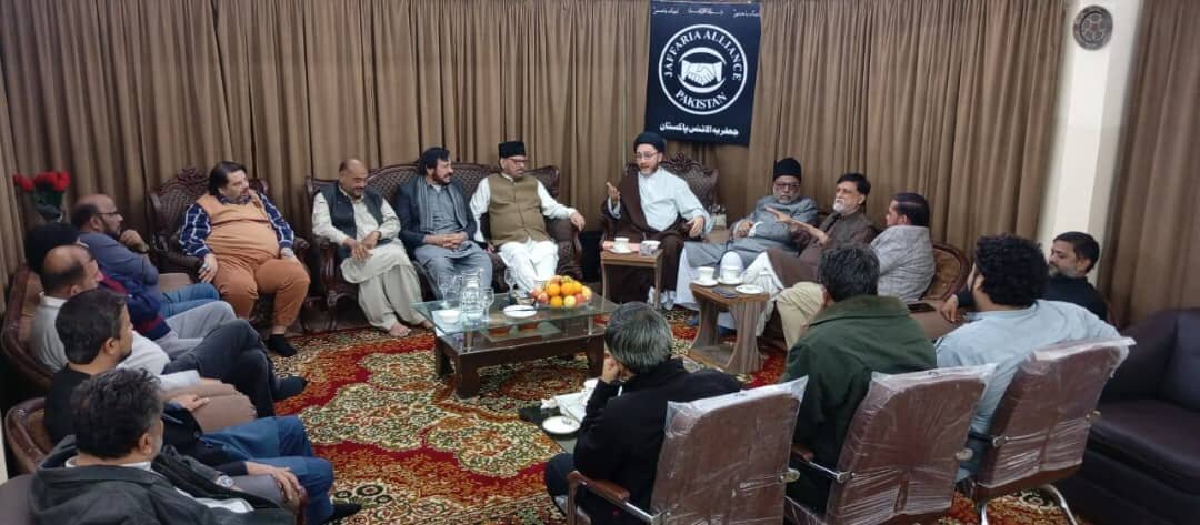 جعفریہ الائنس پاکستان کے مرکزی دفتر کا افتتاح اور کابینہ اجلاس