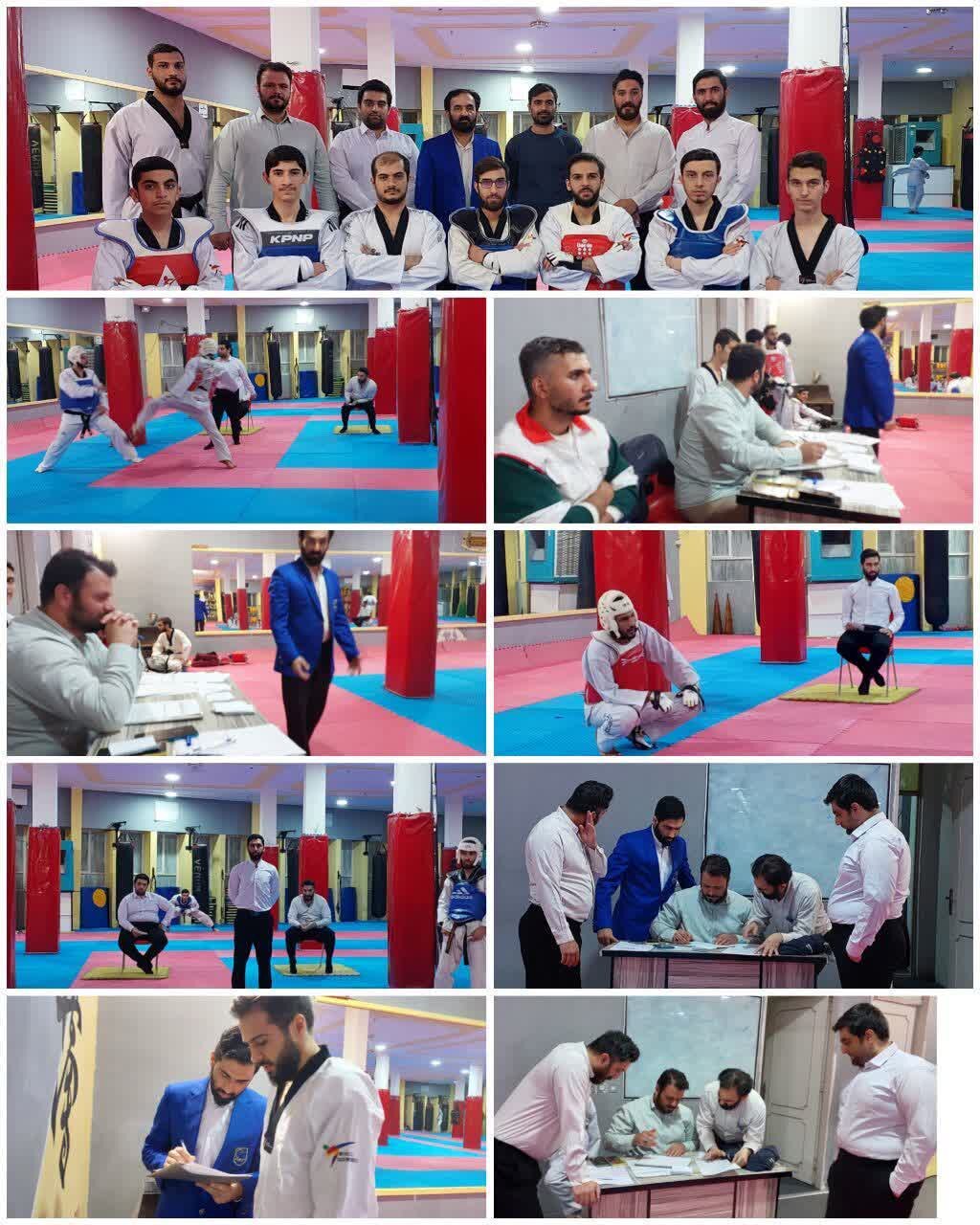 مسابقات استانی تکواندو طلاب و روحانیون استان قم برگزار شد