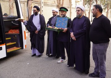 فیلم / اعزام خادمان بقاع متبرکه استان قزوین به کربلای معلی