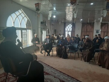 تصاویر/ درس اخلاق طلاب در مدرسه علمیه امام موسی کاظم(ع) شادگان