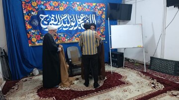 تصاویر/جشن عباگذاری طلاب در مدرسه علمیه امام خمینی(ره)شهرستان خمین