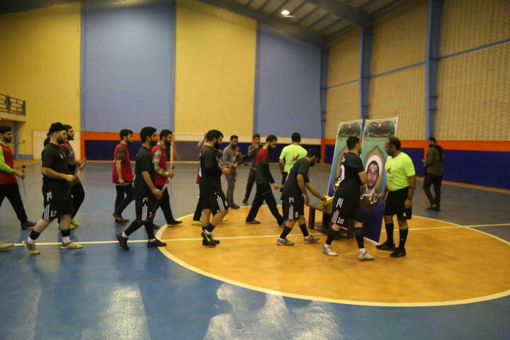 تصاویر/ فینال فتوسال جشنواره فرهنگی ورزشی مدارس علمیه خوزستان برگزار شد