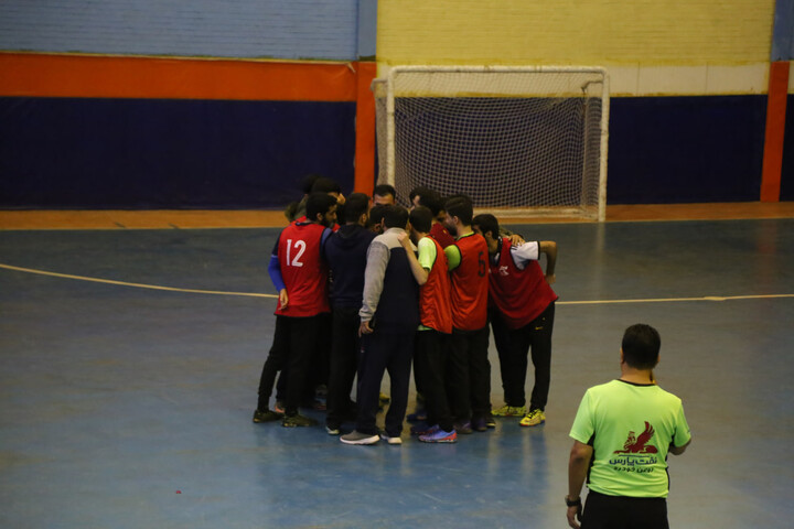 تصاویر/ فینال فتوسال جشنواره فرهنگی ورزشی مدارس علمیه خوزستان برگزار شد