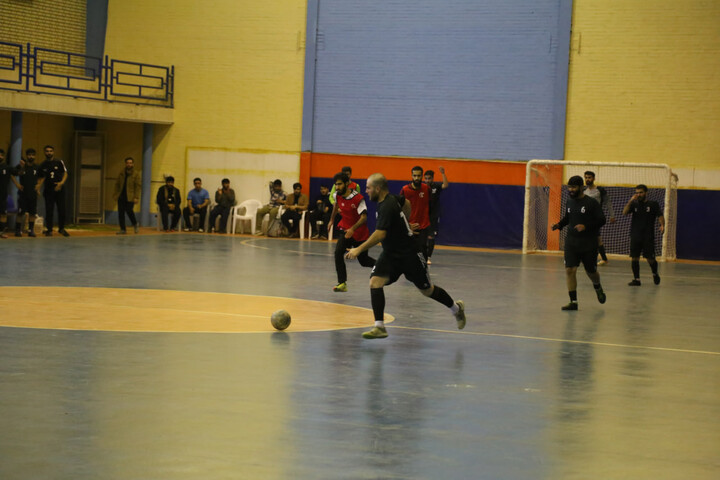 تصاویر/ فینال فتوسال جشنواره فرهنگی ورزشی مدارس علمیه خوزستان برگزار شد