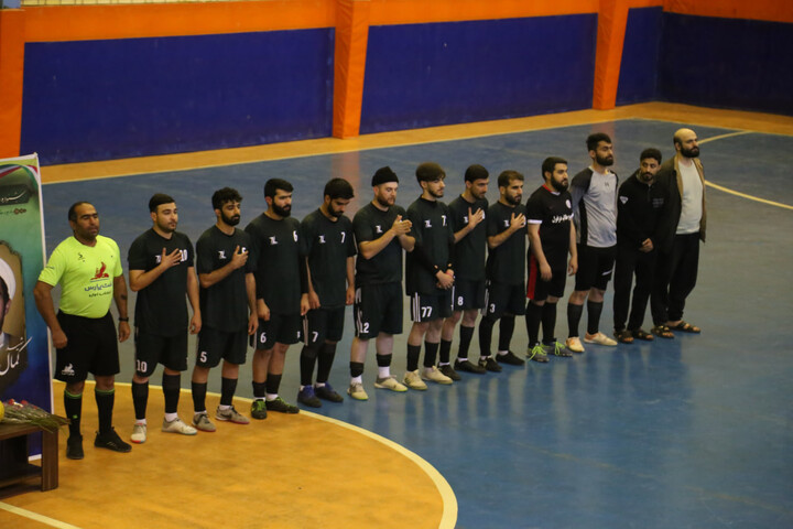 تصاویر/ فینال فتوسال جشنواره فرهنگی ورزشی مدارس علمیه خوزستان برگزار شد