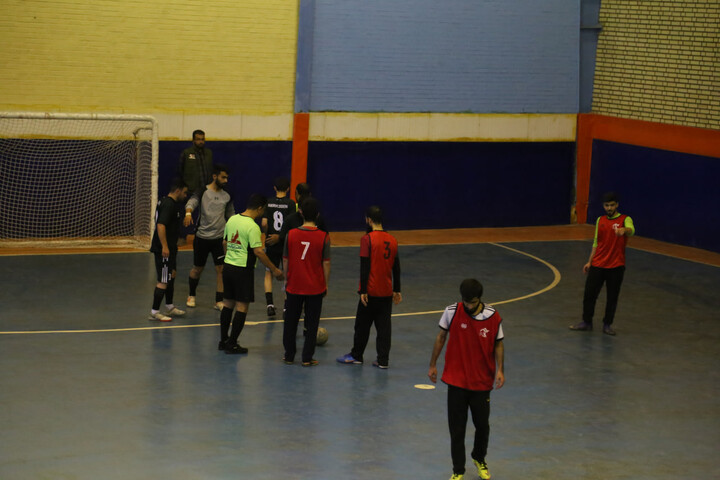 تصاویر/ فینال فتوسال جشنواره فرهنگی ورزشی مدارس علمیه خوزستان برگزار شد