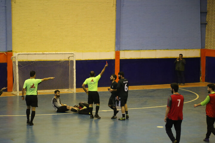 تصاویر/ فینال فتوسال جشنواره فرهنگی ورزشی مدارس علمیه خوزستان برگزار شد