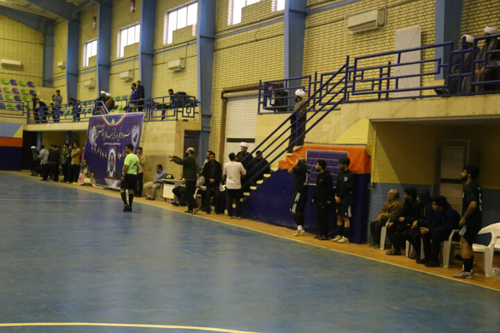 تصاویر/ فینال فتوسال جشنواره فرهنگی ورزشی مدارس علمیه خوزستان برگزار شد