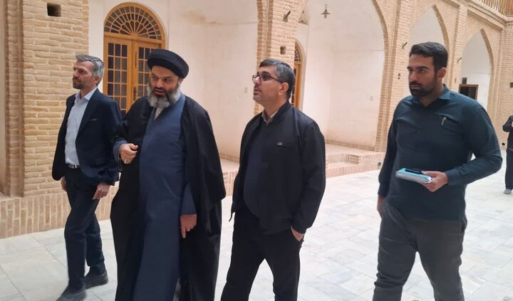 تصاویر/ بازدید و اخذ تصمیمات جهت تسریع در تکمیل پروژه‌های عمرانی، مرمت و نگهداری از مدارس علمیه استان یزد